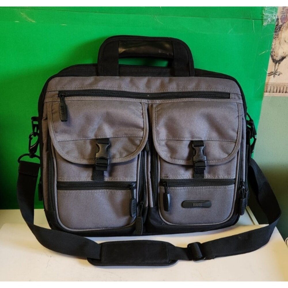 Vintage Like New Roots 73 Flannel Collection Messenger/Laptop Bag